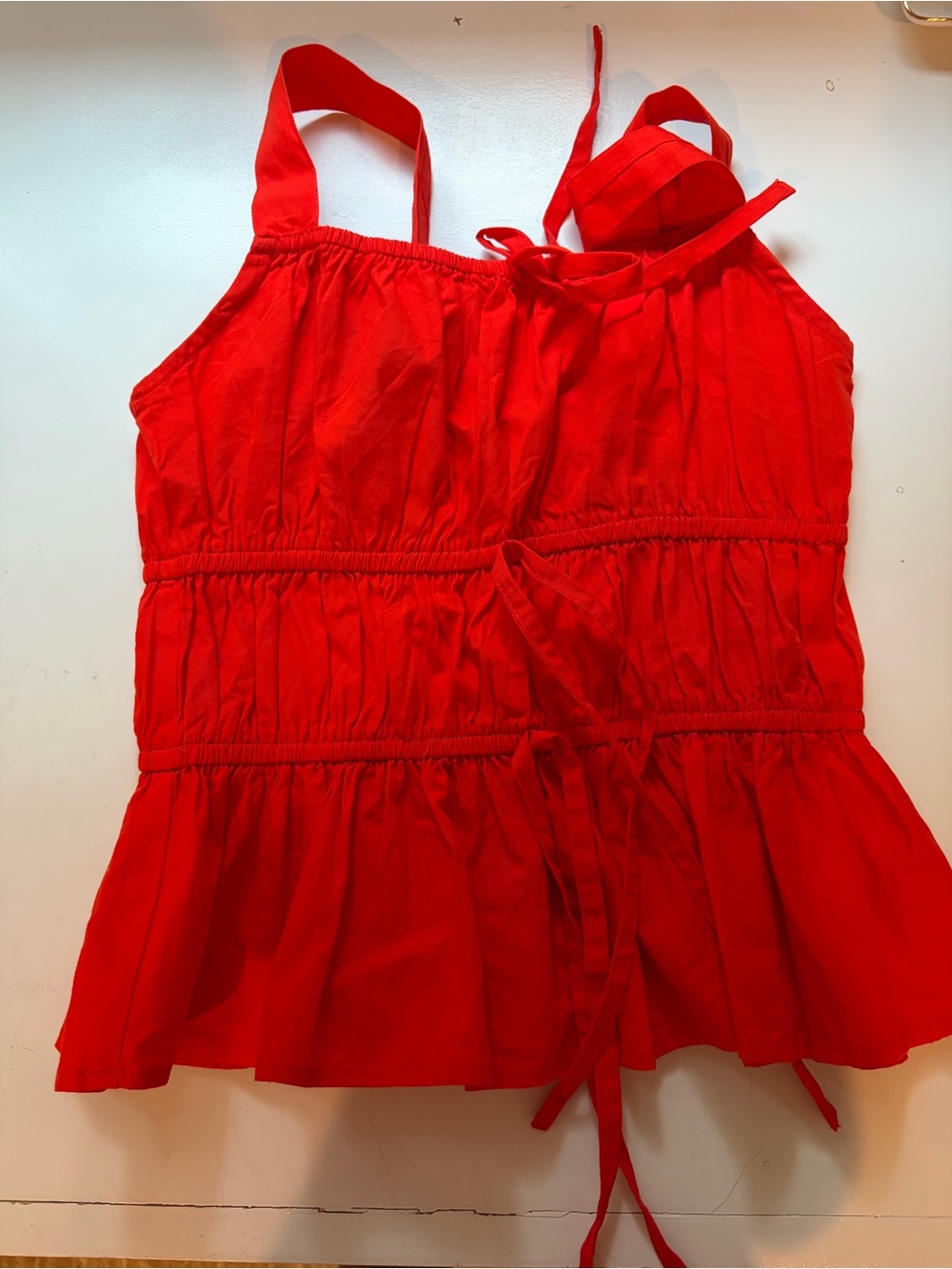 Red going out top